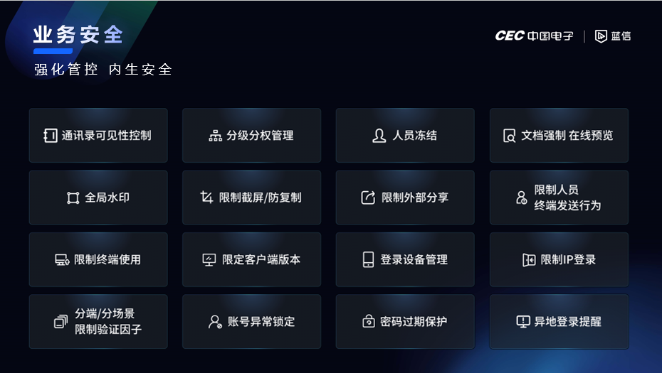 蓝信业务安全